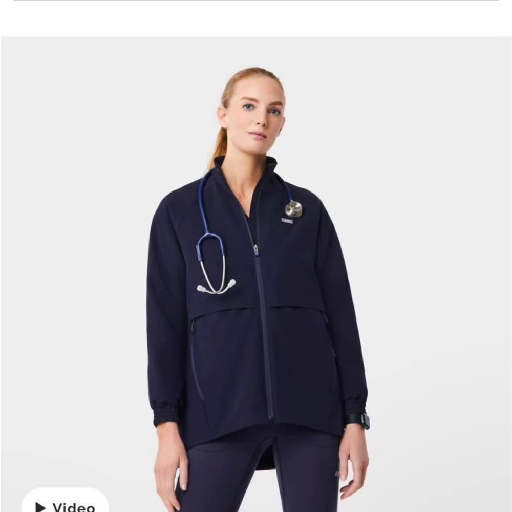 Figs Navy cya Jacket
